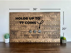 Large Challenge Coin Display (20"x36")