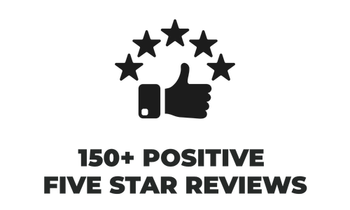 150+ positive five star reviews from Frontline Wood Designs customers