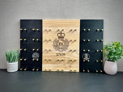 Custom Challenge Coin Display for Police & First Responders