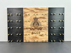 Rustic Challenge Coin Display for Police & First Responders