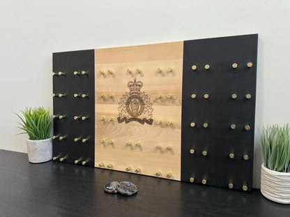 Custom Challenge Coin Display for Police & First Responders