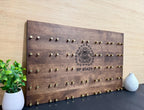 Solid Birch Challenge Coin Display for Police, Military & First Responders