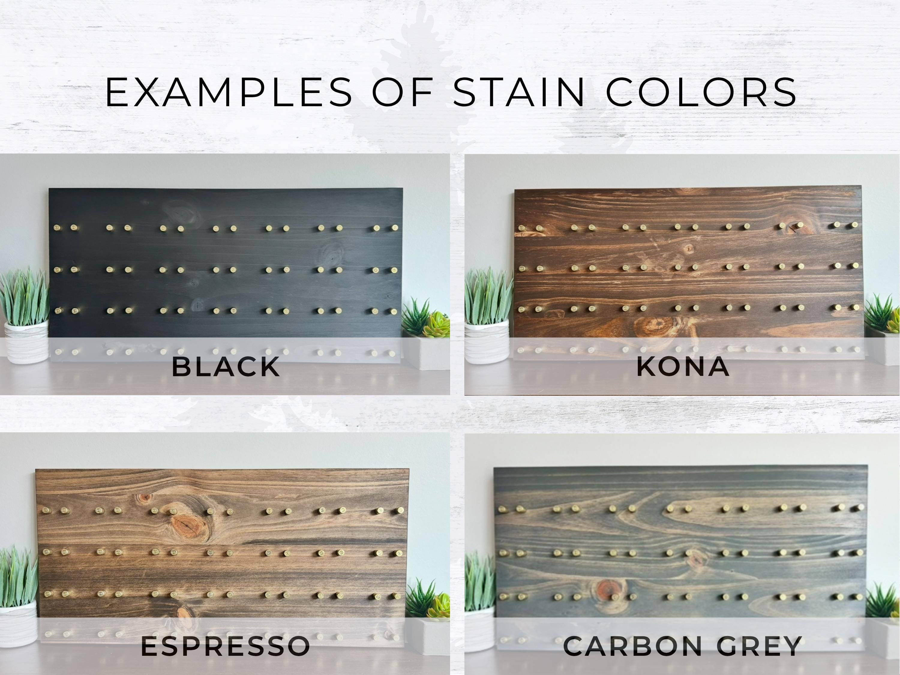 Wall Mount Horizontal Challenge Coin Display | 12"x24" | 28 Coins