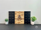Rustic Challenge Coin Display for Police & First Responders