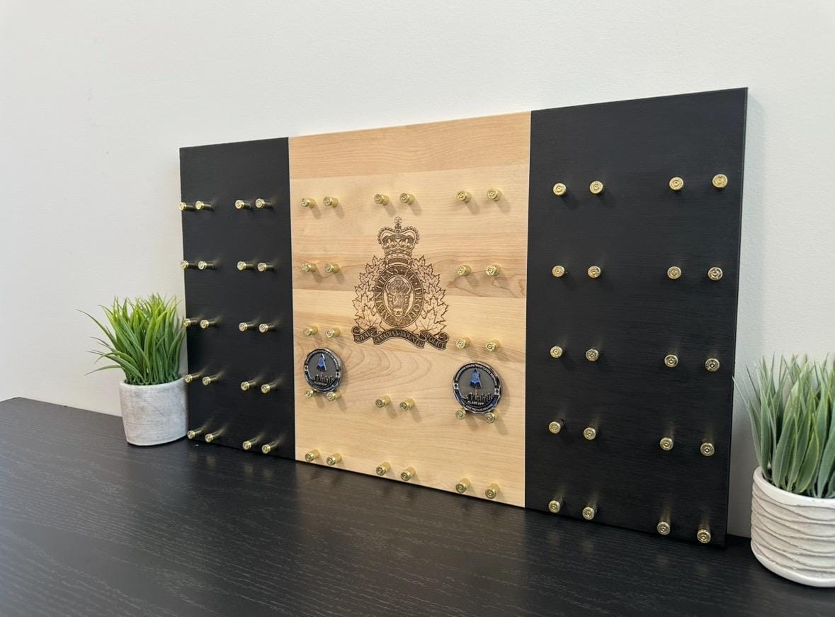 Custom Challenge Coin Display for Police & First Responders
