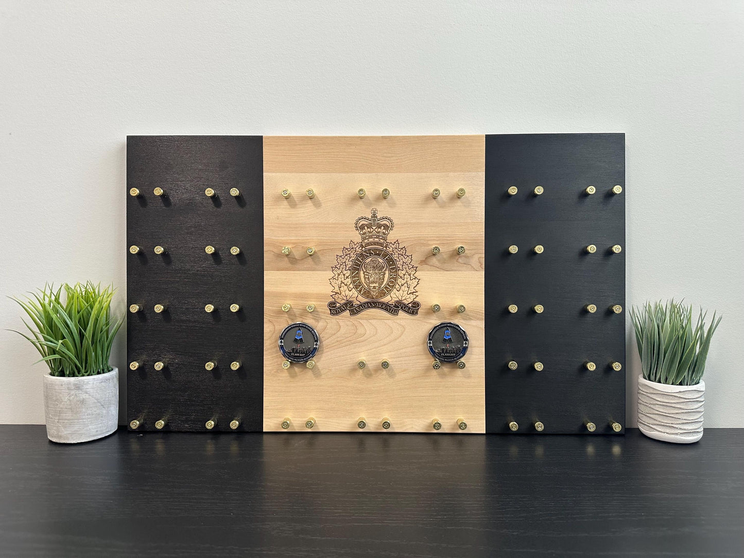 Custom Challenge Coin Display for Police & First Responders