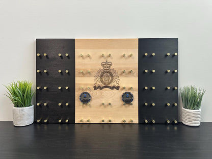 Custom Challenge Coin Display for Police & First Responders