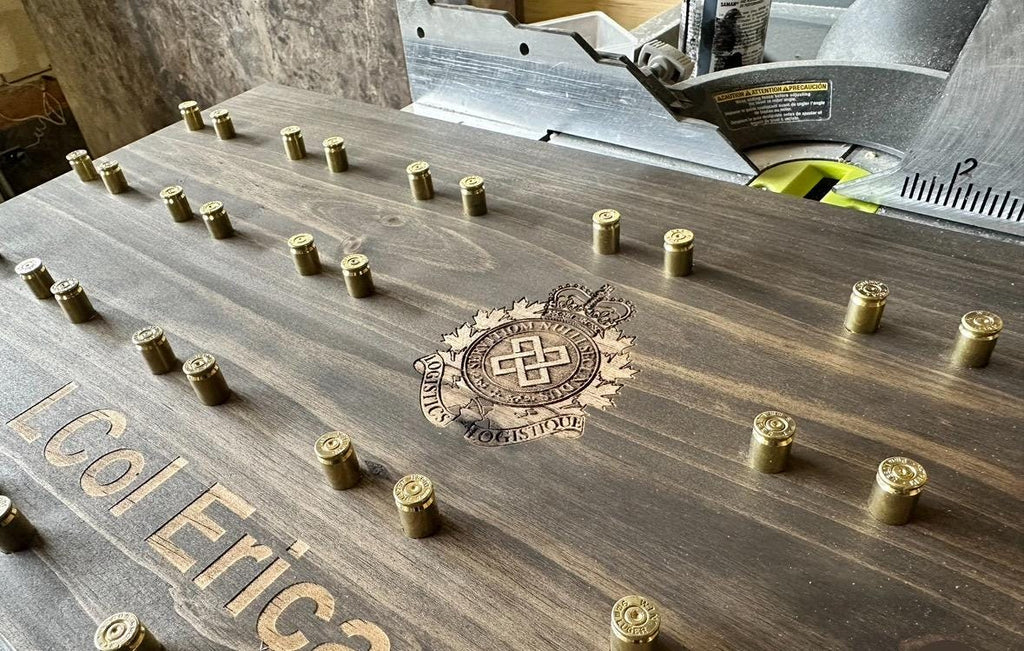 Wall Mount Vertical Challenge Coin Display | 12"x24" | 28 Challenge Coins