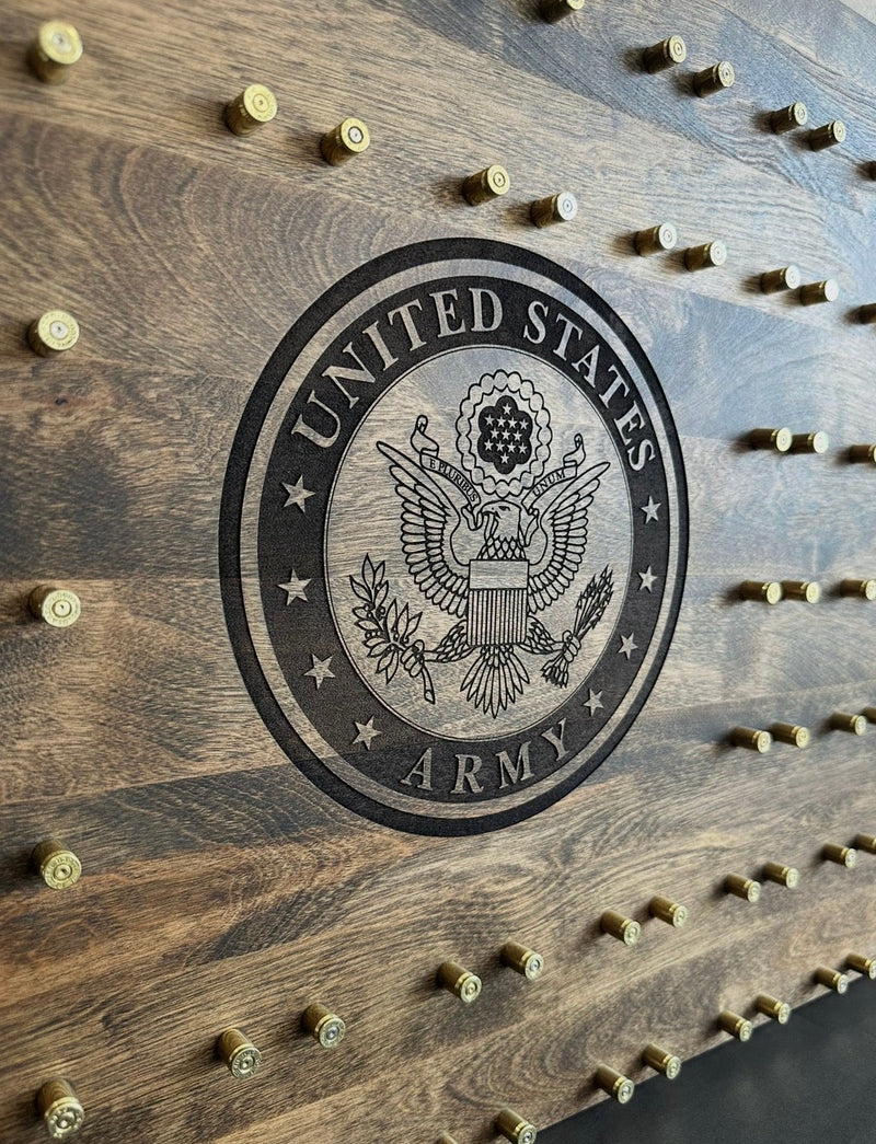 United States Army Challenge Coin Display