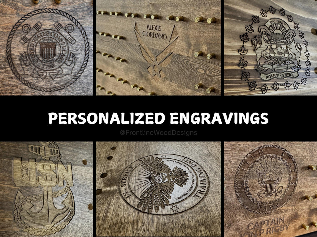 Large Challenge Coin Display (20"x36")