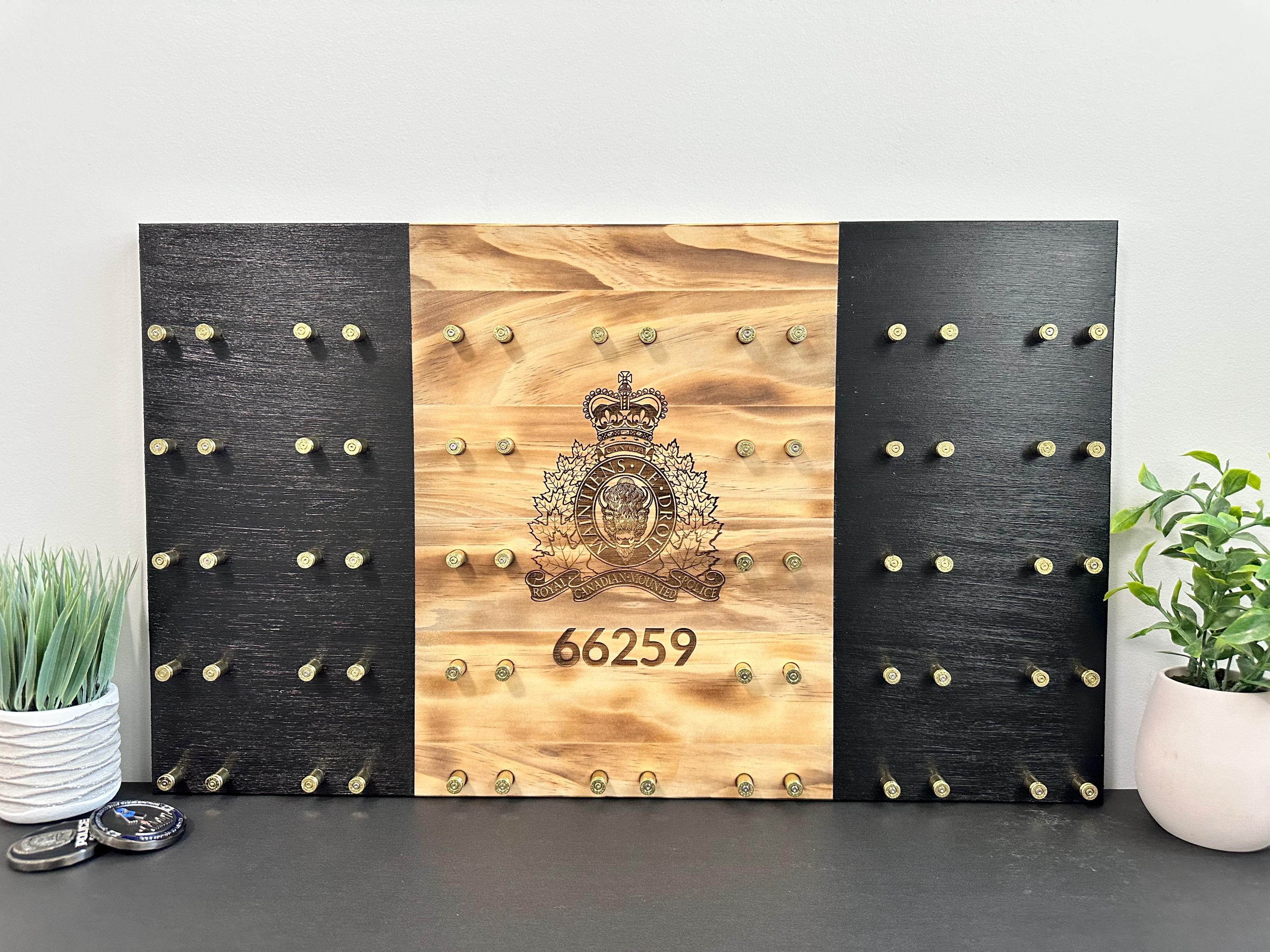 Agency Engraved Challenge Coin Display (15"x24")