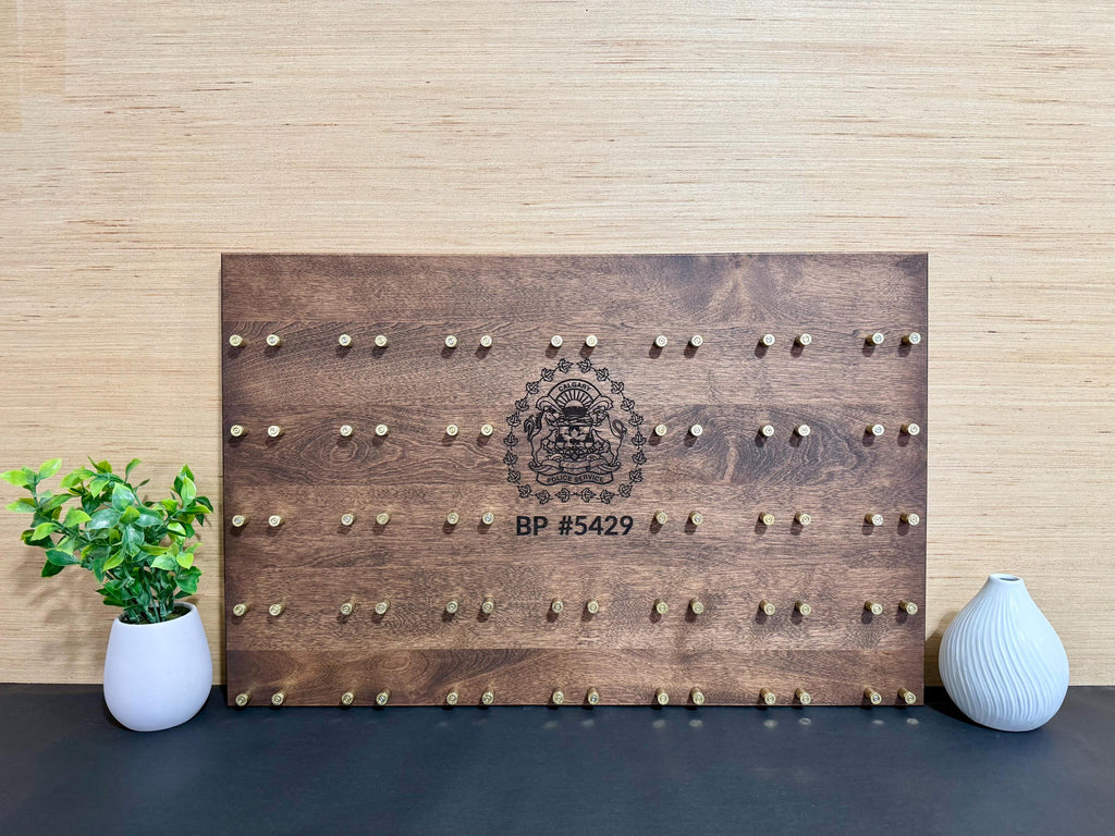 Personalized Challenge Coin Display | 15"x24" | 35 Coins