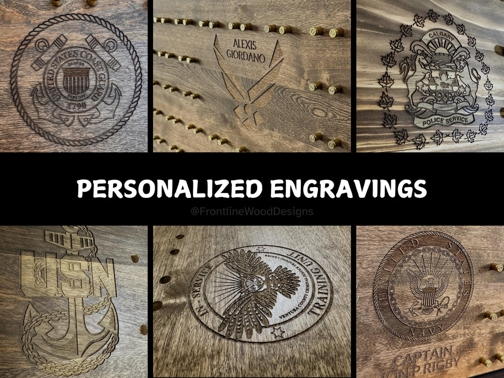 High-Capacity Vertical Challenge Coin Display | 20"x36" | 77 Coins