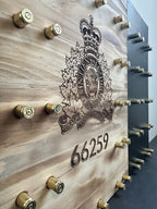 Rustic Challenge Coin Display for Police & First Responders