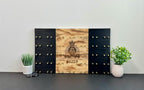 Rustic Challenge Coin Display for Police & First Responders